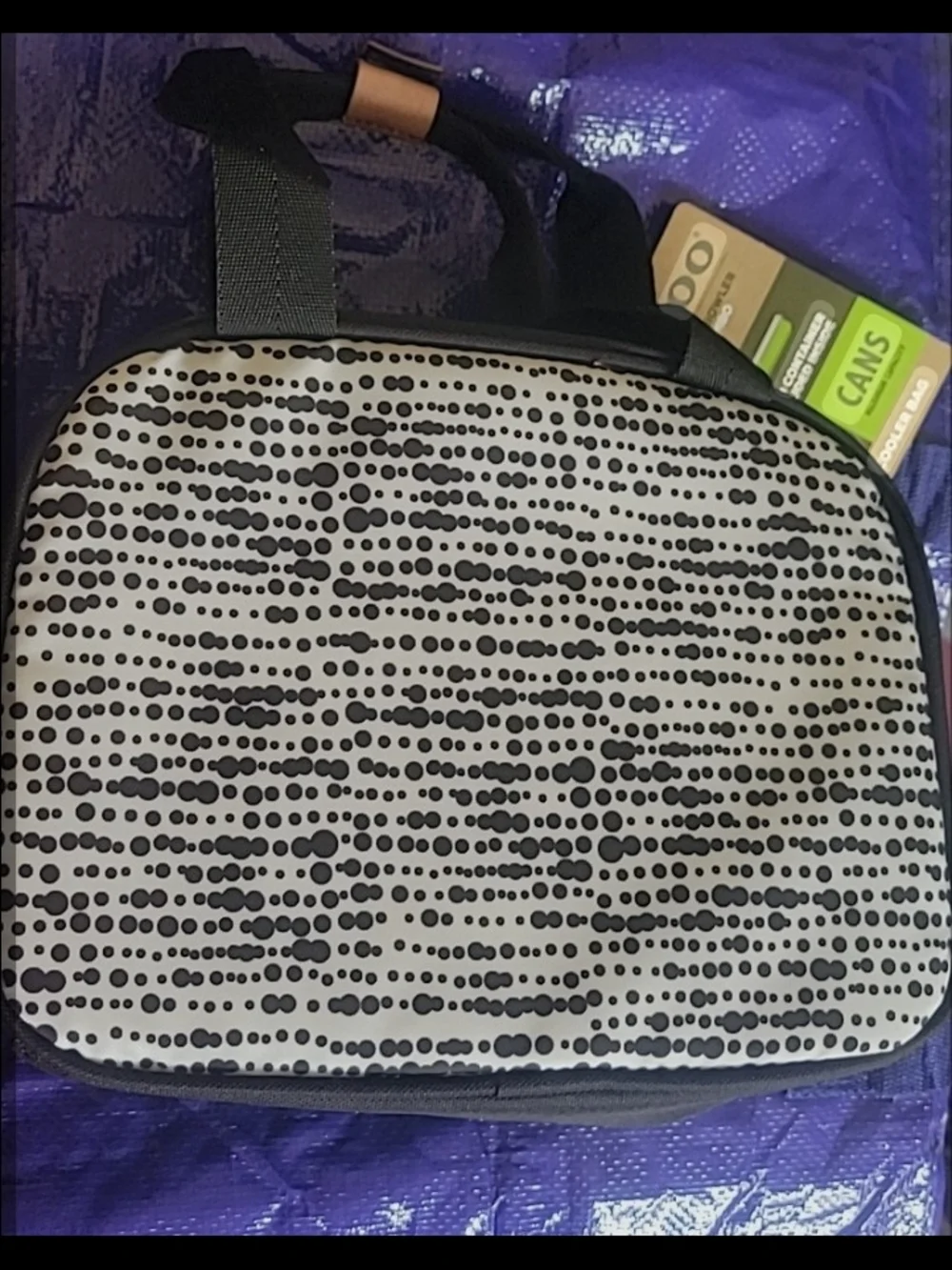 Igloo Repreve Urban Bowler Dots Lunch Tote Cooler Bag.